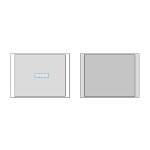 White Rectangular Porcelain Plates
